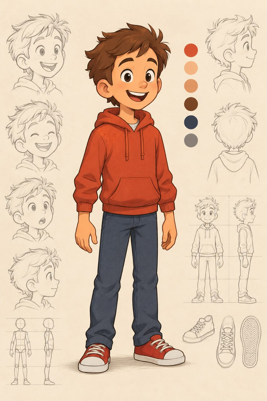 2D character design