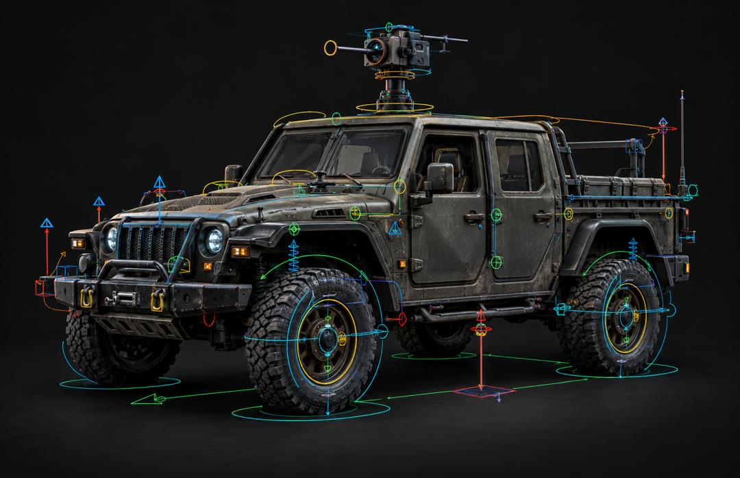 Mechanical and prop rigging