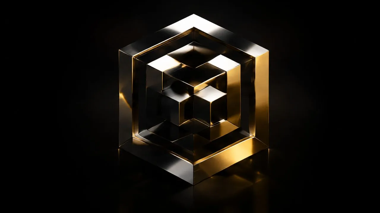 Cinematic 3D logo animation example