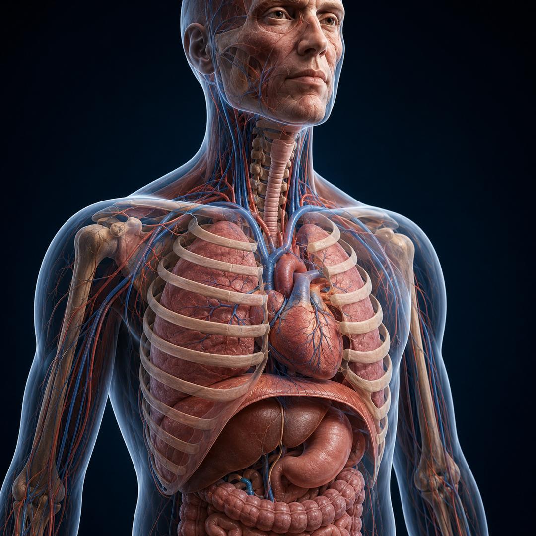 Detailed 3D anatomical visualisation
