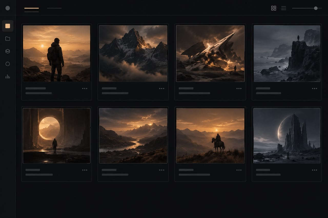 Motion design styleframes