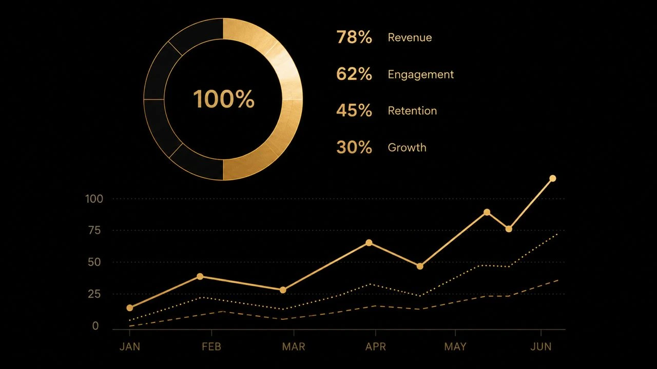Animated charts and data visualisation