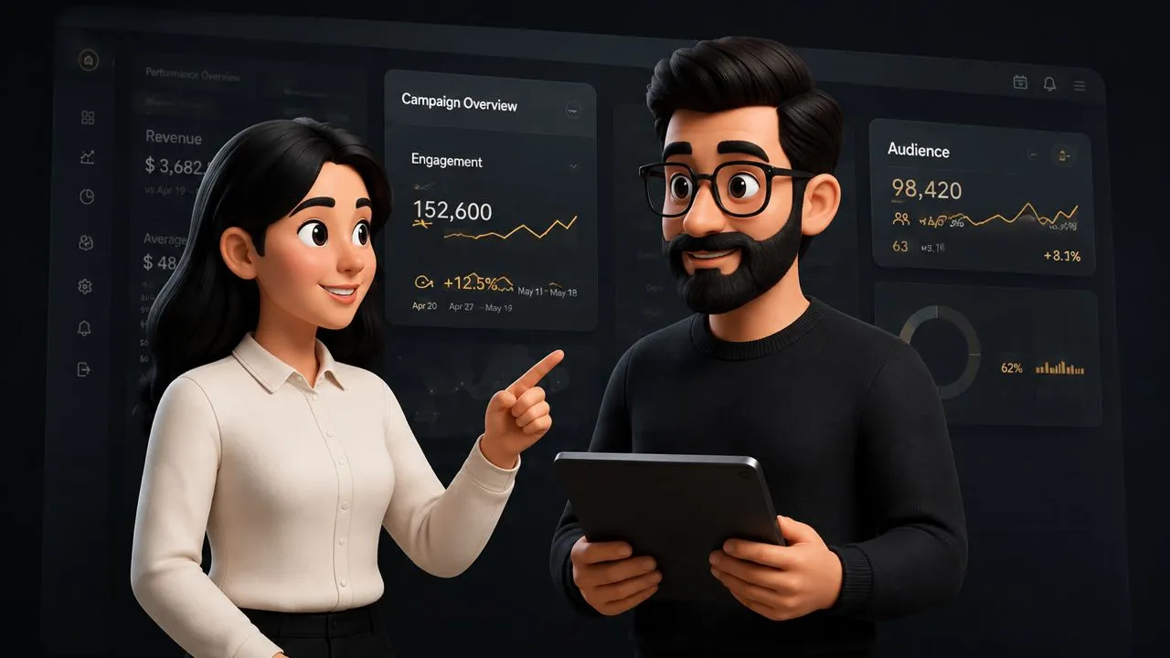 Character-led product demonstration