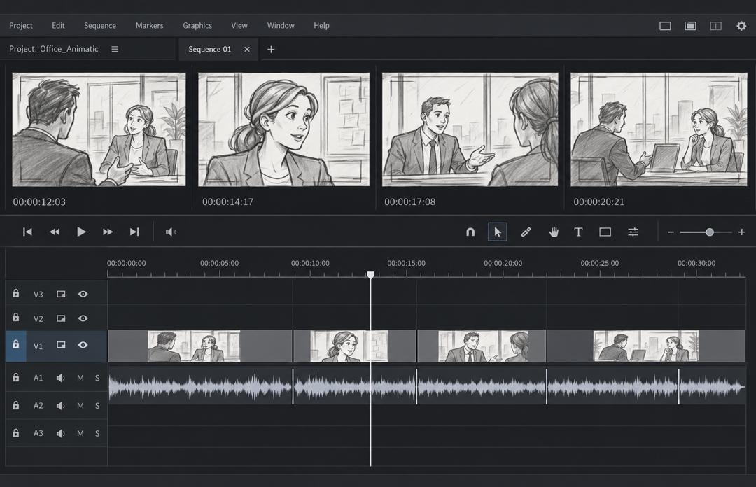 In-progress animatic rescue